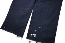 画像3: Used Dickies 874 Flex Painted Work Pants Dark Navy (3)