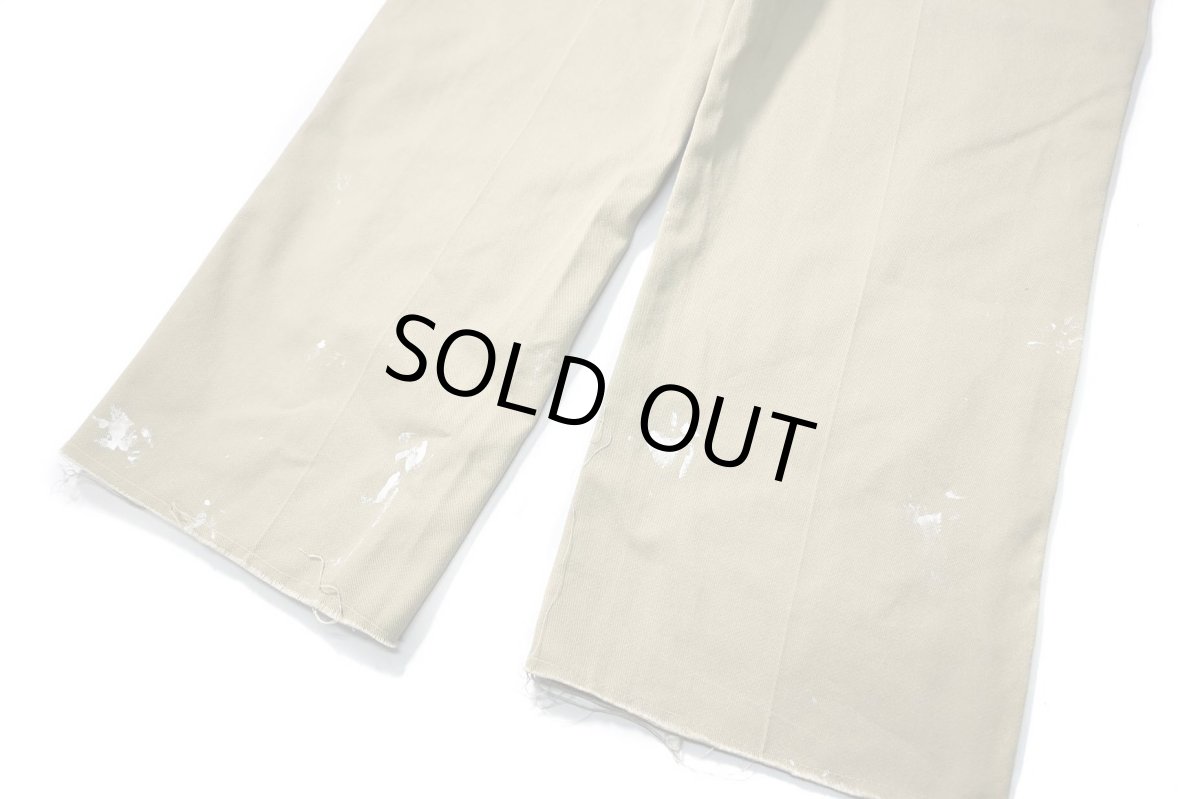 画像5: Used Dickies 874 Painted Work Pants Khaki (5)