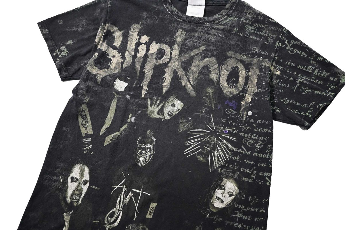 画像2: 00s Used Slipknot Print Tee (2)