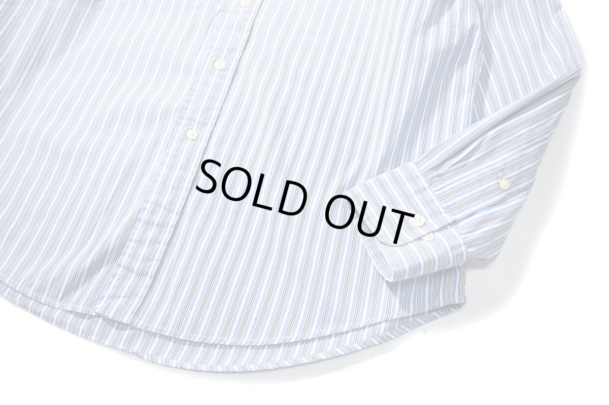 画像3: 90-00s Used Polo Ralph Lauren Stripe Band Collar Shirt "Regent" (3)