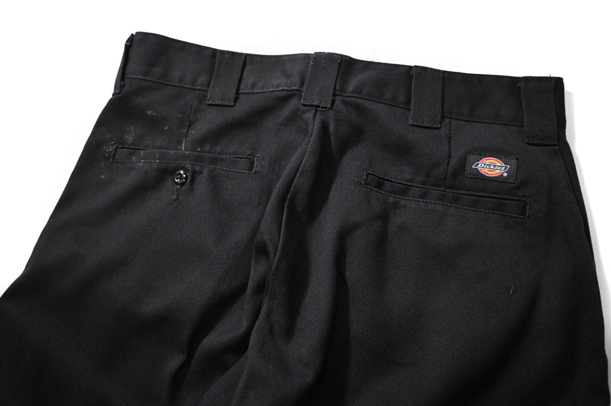 画像6: Used Dickies 85283 Flex Double Knee Painted Work Pants Black (6)