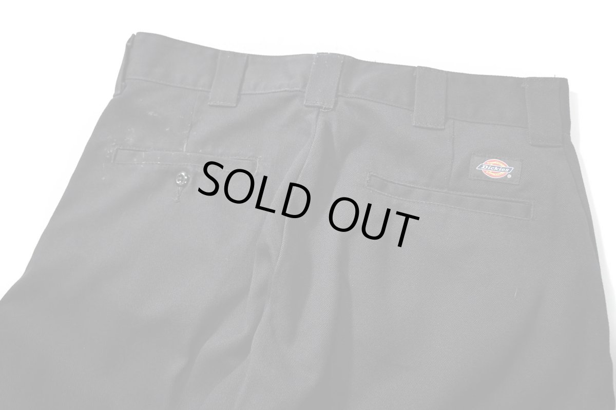 画像6: Used Dickies 85283 Flex Double Knee Painted Work Pants Black (6)