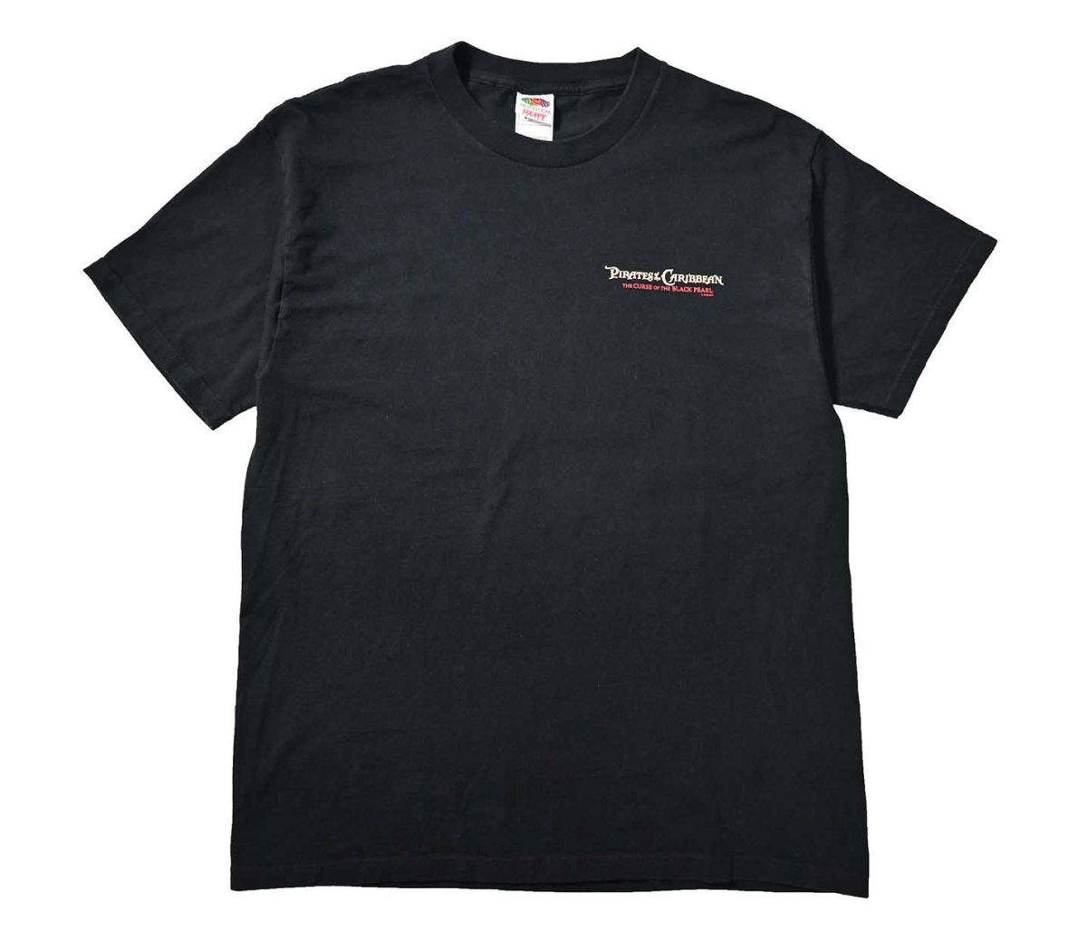 画像1: 00s Used Pirates of the Caribbean Print Tee (1)