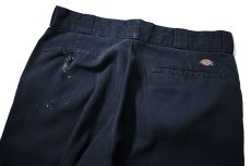 画像4: Used Dickies 874 Flex Painted Work Pants Dark Navy (4)
