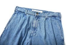 画像2: 90s Used Dockers Denim Pleated Trouser (2)