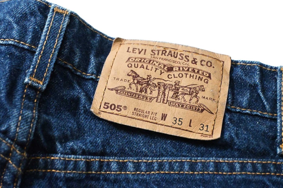 画像5: 97' Used Levi's 505 Denim Pants made in Mexico リーバイス (5)