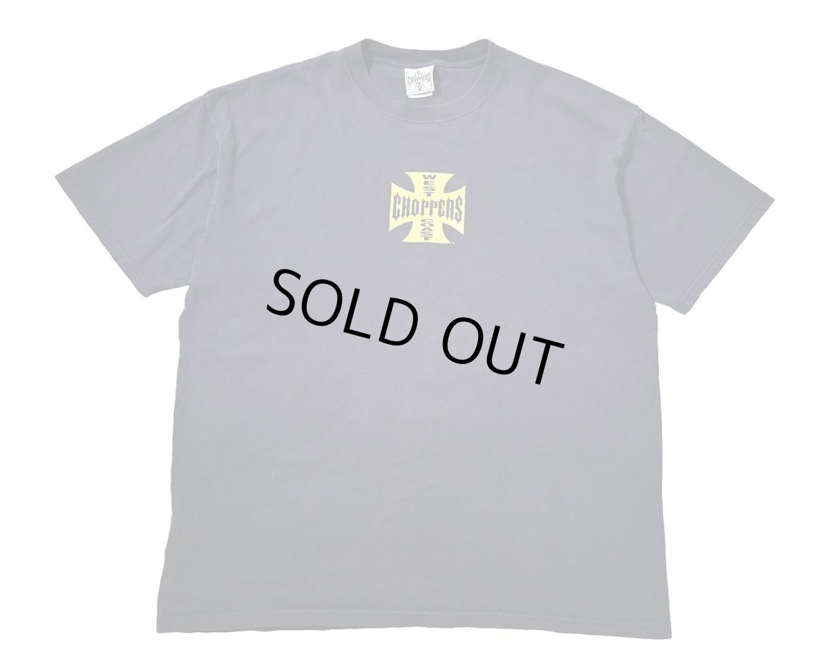 画像1: 00s Used West Coast Choppers Print Tee (1)