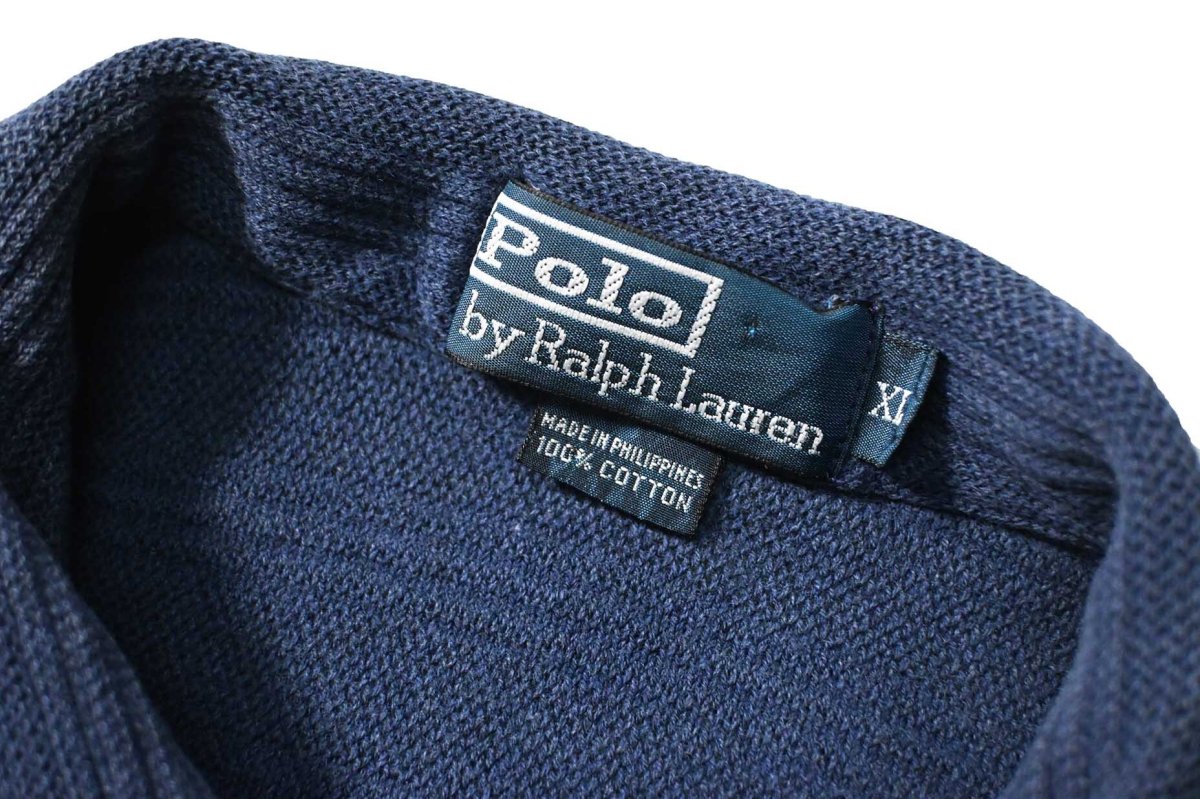 画像3: 90-00s Used Polo Ralph Lauren Polo Shirt Navy (3)