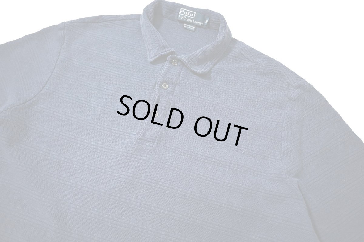 画像2: 90-00s Used Polo Ralph Lauren Polo Shirt Navy (2)
