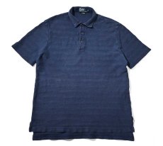 画像1: 90-00s Used Polo Ralph Lauren Polo Shirt Navy (1)