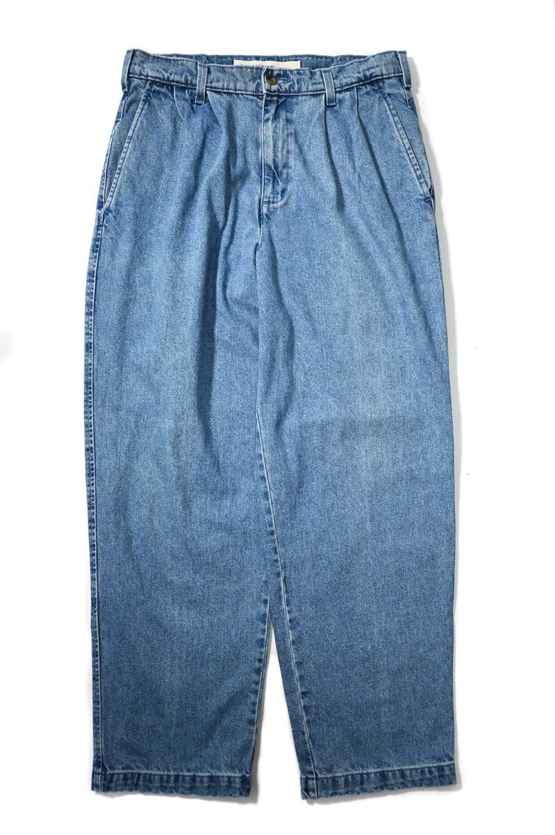 画像1: 90s Used Dockers Denim Pleated Trouser (1)