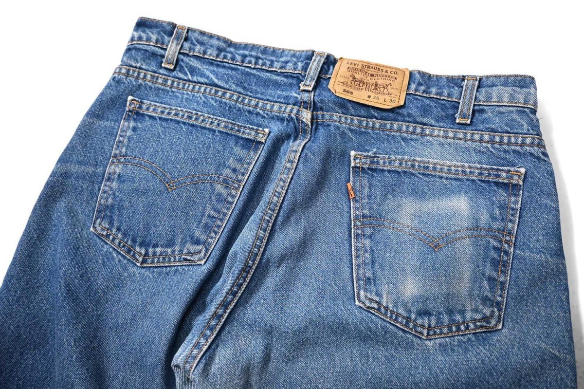 画像4: 91' Used Levi's 505 Denim Pants made in USA リーバイス (4)