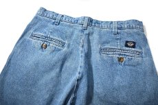 画像4: 90s Used Dockers Denim Pleated Trouser (4)