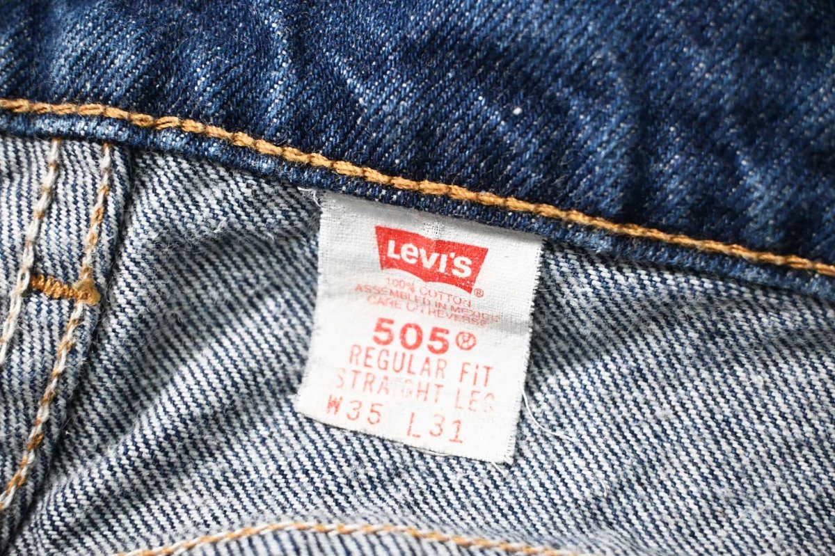 画像7: 97' Used Levi's 505 Denim Pants made in Mexico リーバイス (7)