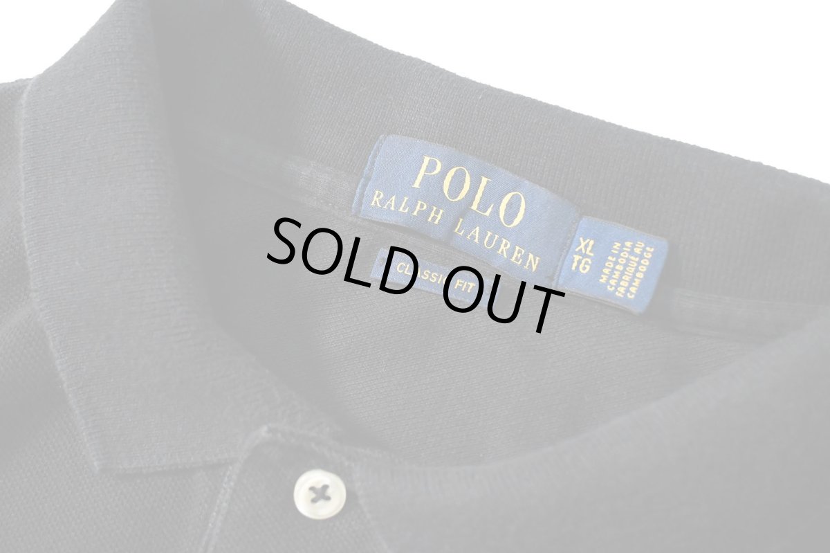 画像4: Used Polo Ralph Lauren L/S Polo Shirt "Classic Fit" Black (4)