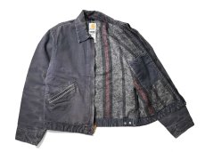 画像5: 08' Used Carhartt Blanket Lined Duck Detroit Jacket Petrol Blue (5)