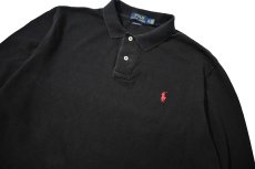 画像2: Used Polo Ralph Lauren L/S Polo Shirt "Classic Fit" Black (2)