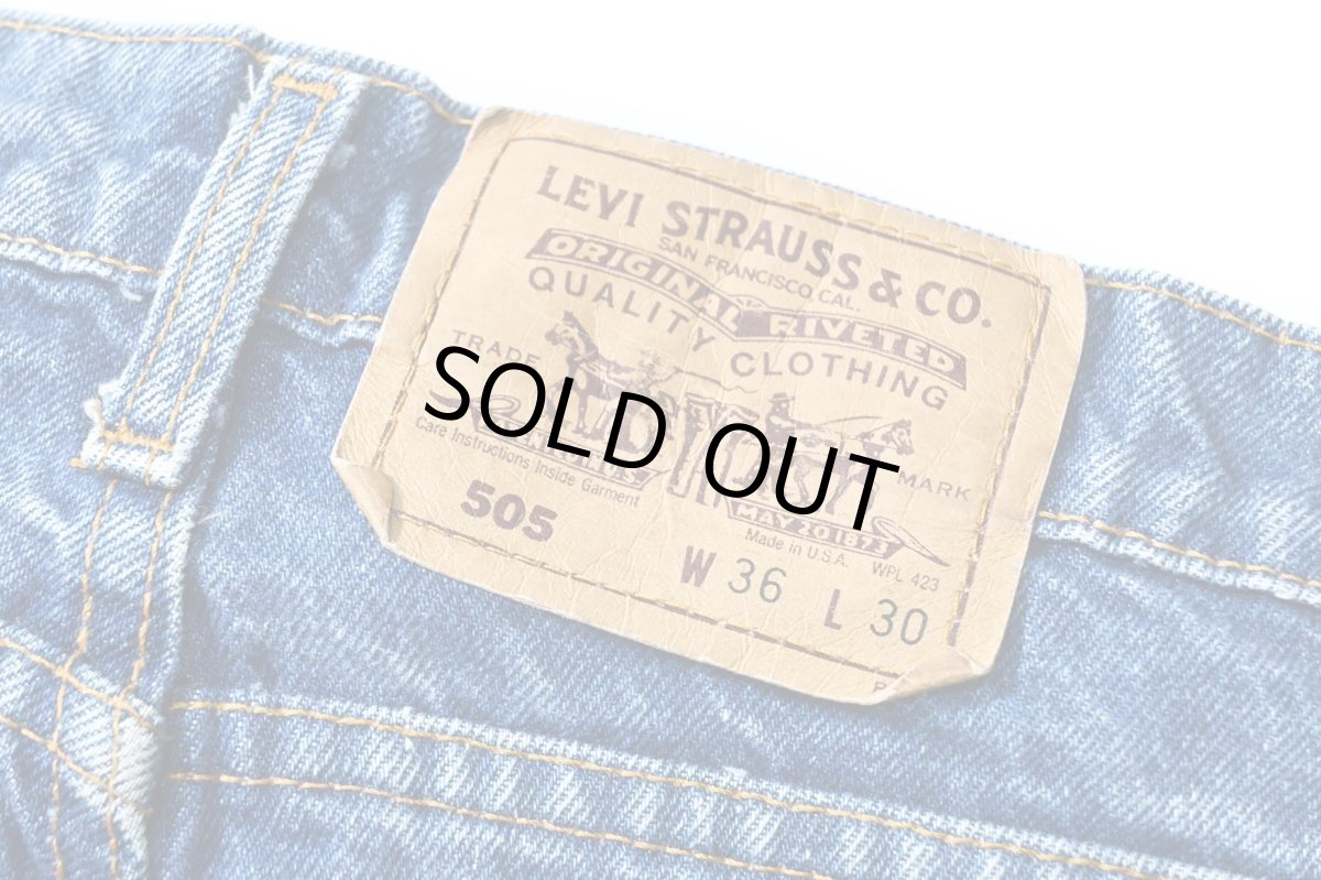 画像5: 91' Used Levi's 505 Denim Pants made in USA リーバイス (5)