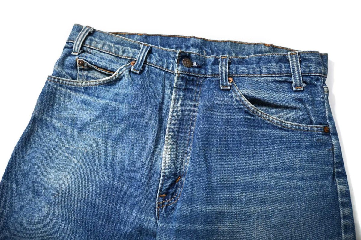 画像2: 80s Used Levi's 505 Denim Pants made in USA リーバイス (2)