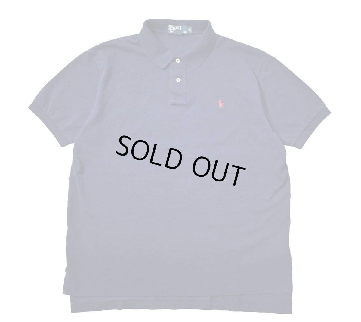 画像1: 90-00s Used Polo Ralph Lauren Polo Shirt Navy (1)