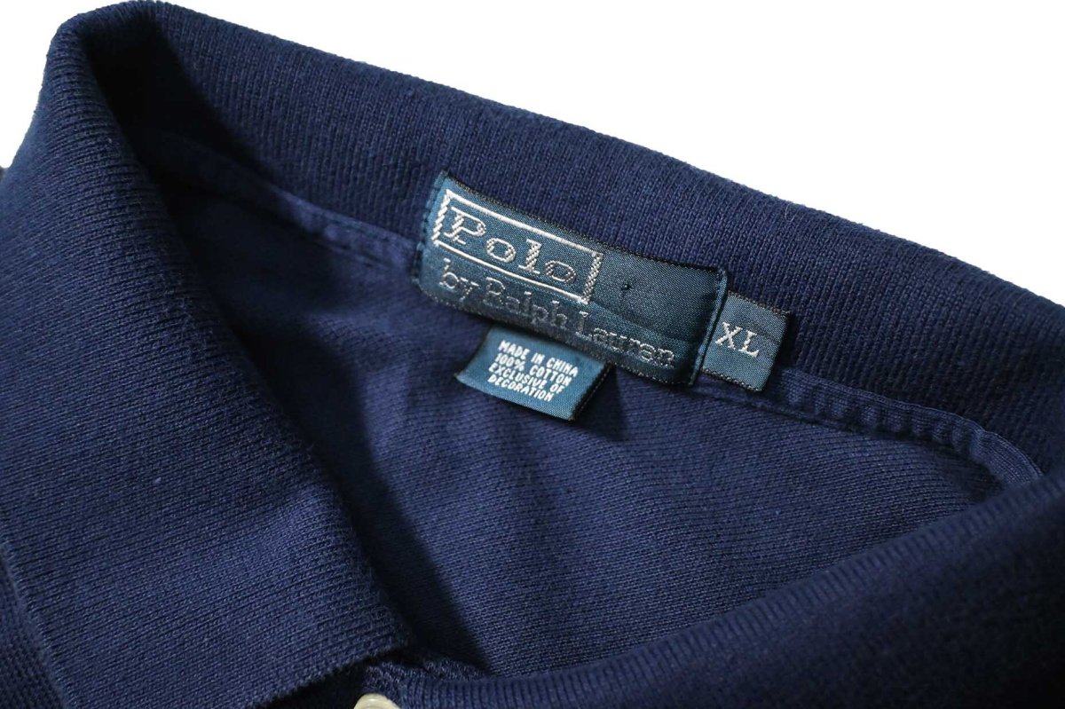 画像3: 90-00s Used Polo Ralph Lauren Polo Shirt Navy (3)