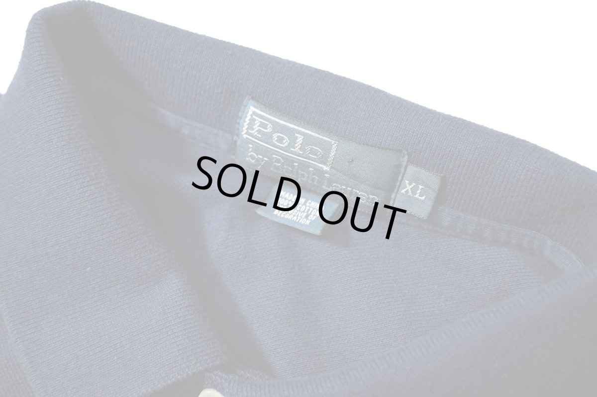画像3: 90-00s Used Polo Ralph Lauren Polo Shirt Navy (3)