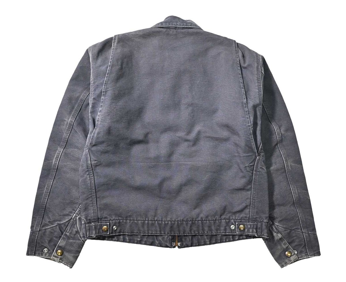 画像2: 08' Used Carhartt Blanket Lined Duck Detroit Jacket Petrol Blue (2)