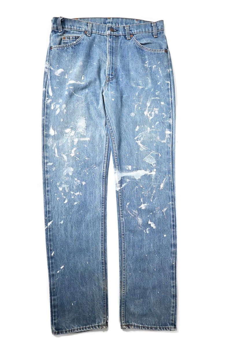 画像1: 80s Used Levi's 505 Denim Pants made in USA リーバイス (1)
