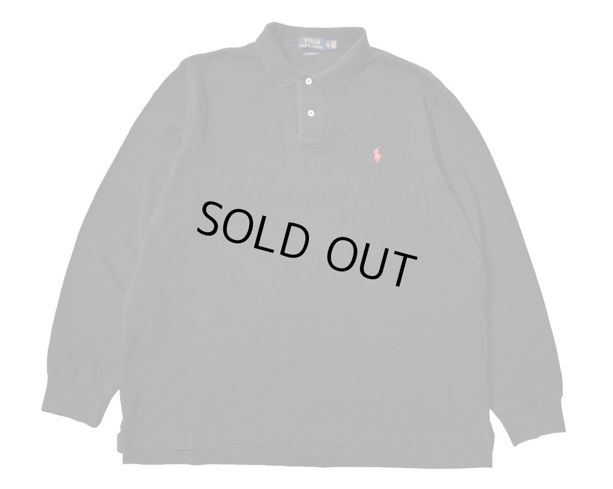 画像1: Used Polo Ralph Lauren L/S Polo Shirt "Classic Fit" Black (1)