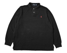 画像1: Used Polo Ralph Lauren L/S Polo Shirt "Classic Fit" Black (1)