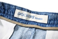 画像6: 90s Used Dockers Denim Pleated Trouser (6)
