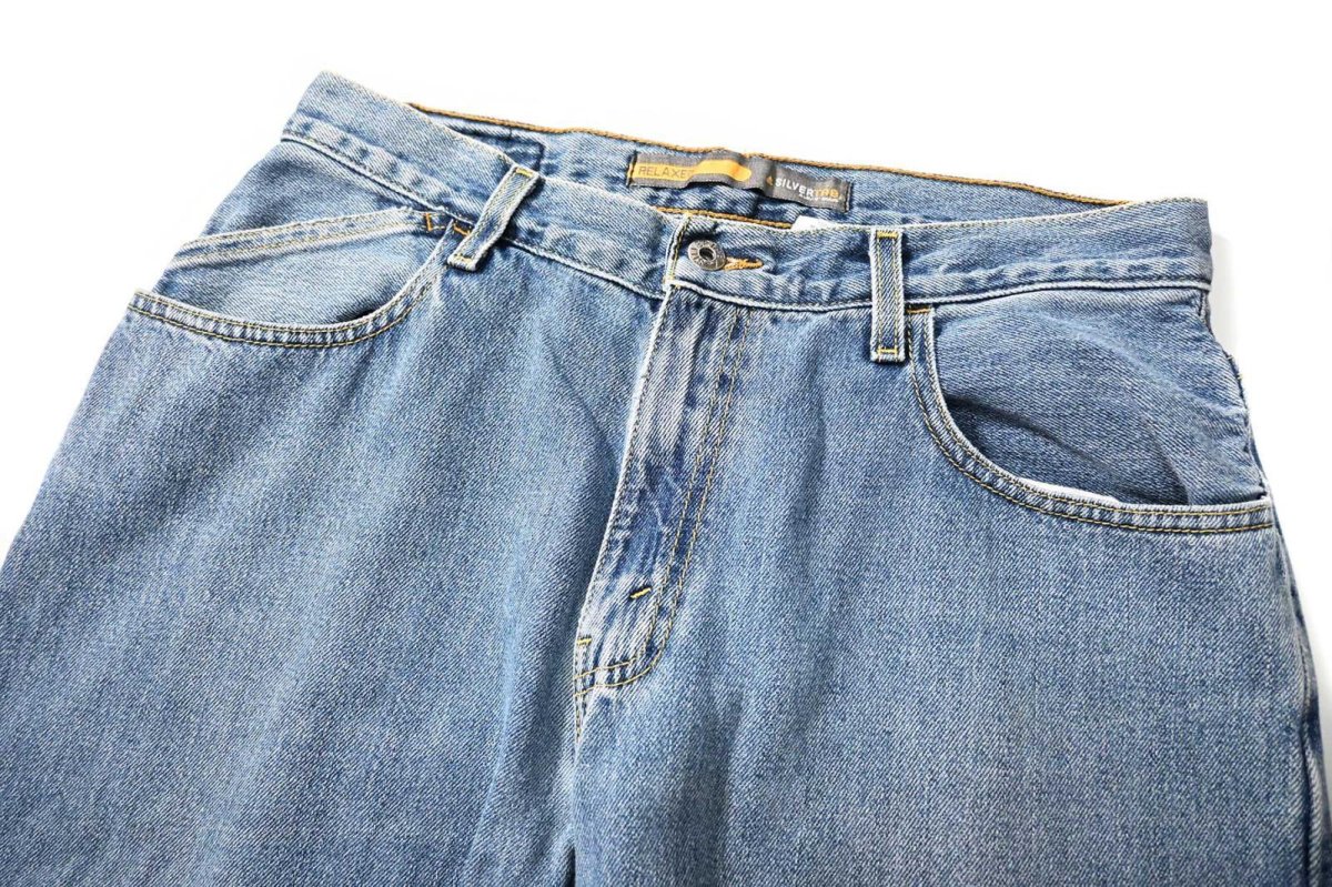 画像2: 04' Used Levi's Silver Tab Relaxed Denim Pants リーバイス (2)