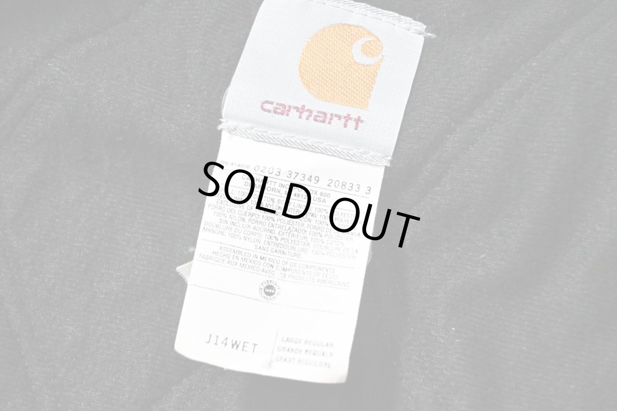 画像6: 03' Used Carhartt Quilted Flannel Lined Santa Fe Jacket Wheat (6)