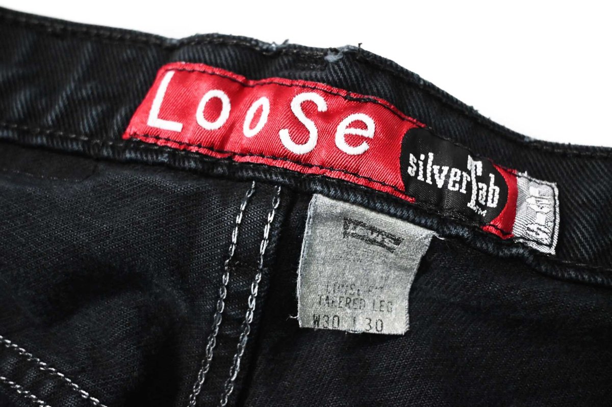 画像6: 95' Used Levi's Silver Tab Loose Denim Pants made in USA リーバイス (6)