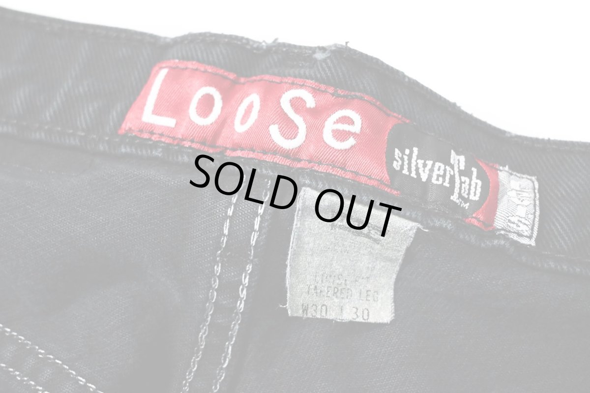 画像6: 95' Used Levi's Silver Tab Loose Denim Pants made in USA リーバイス (6)