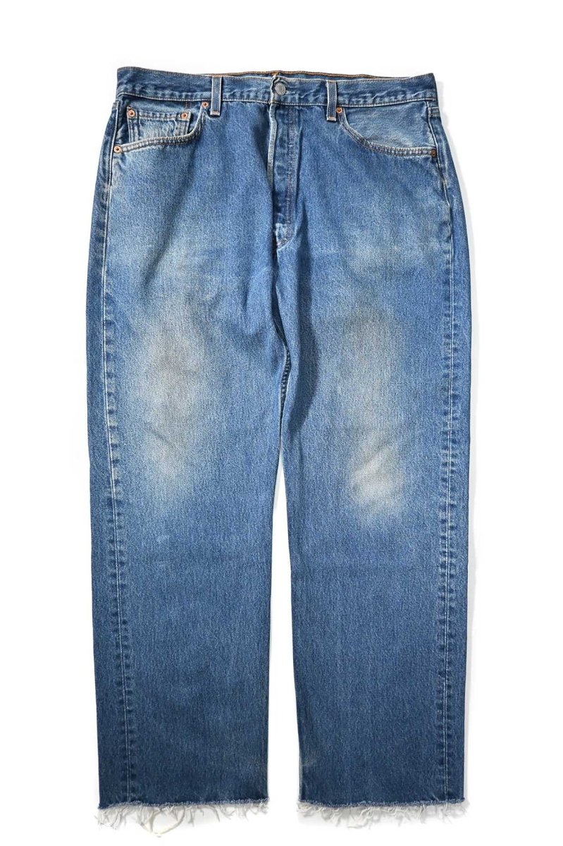 画像1: 00' Used Levi's 501 Denim Pants Cut off made in USA リーバイス (1)