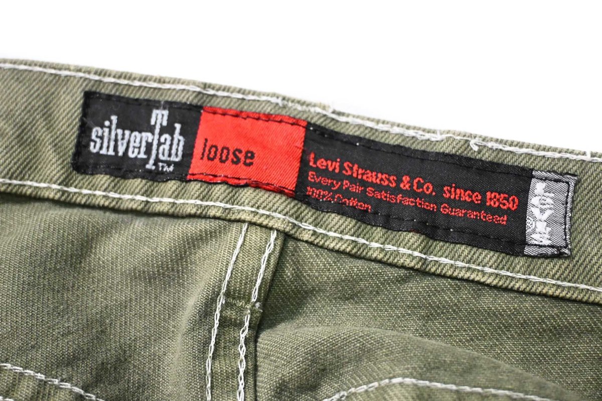 画像6: 92' Used Levi's Silver Tab Loose Denim Pants made in USA リーバイス (6)