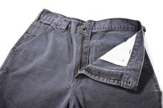 画像5: 00s Used Carhartt Duck Carpenter Pants Petrol Blue made in USA カーハート (5)