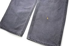 画像3: 00s Used Carhartt Duck Carpenter Pants Petrol Blue made in USA カーハート (3)