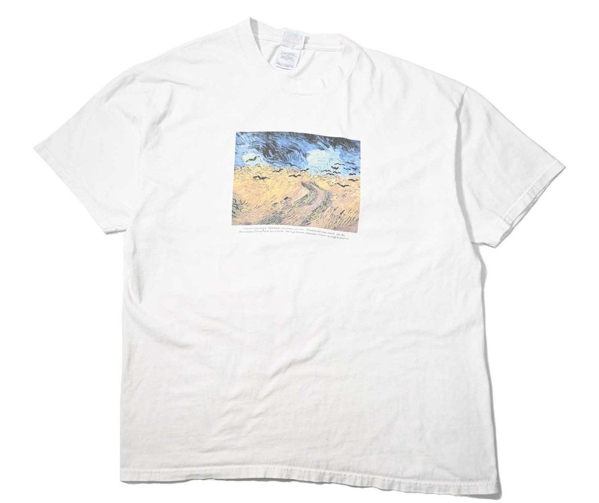 画像1: 90s Used Vincent Van Gogh Print Tee (1)