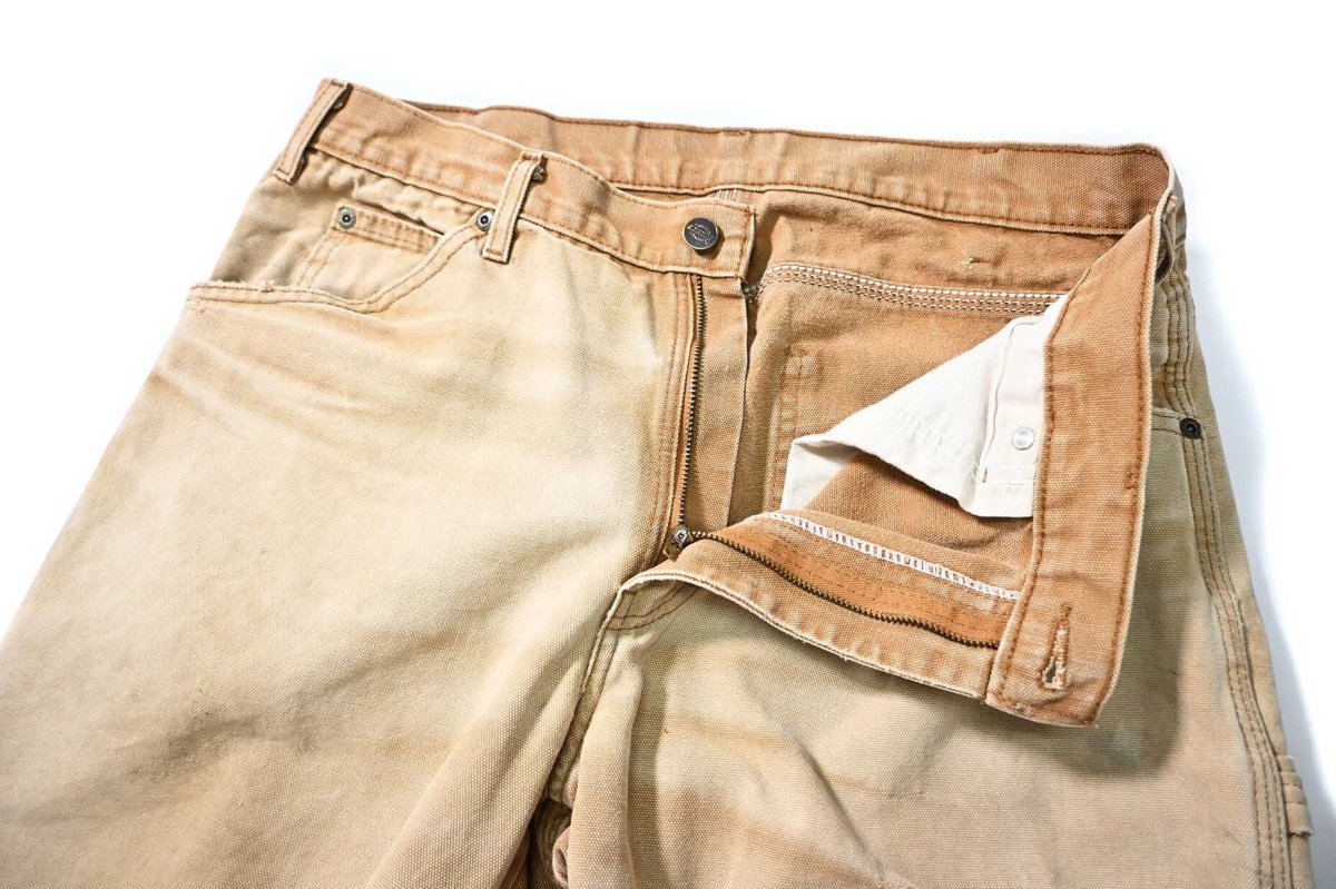 画像6: Used Dickies Duck Carpenter Pants Brown (6)
