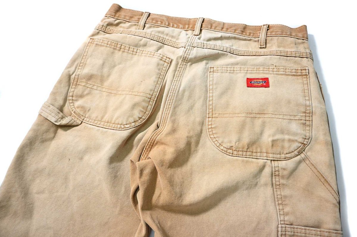 画像5: Used Dickies Duck Carpenter Pants Brown (5)