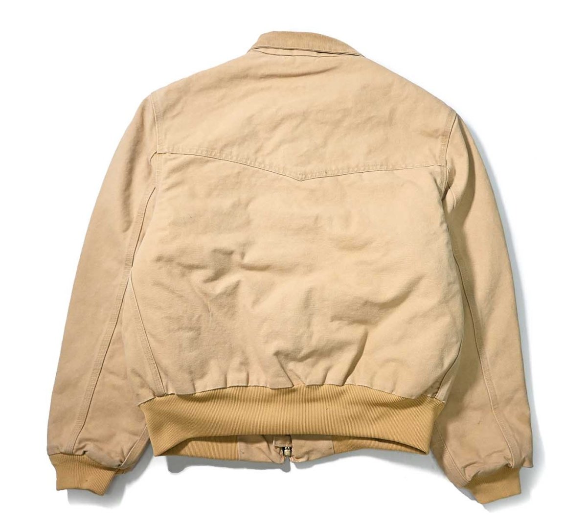 画像2: 03' Used Carhartt Quilted Flannel Lined Santa Fe Jacket Wheat (2)
