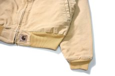 画像4: 03' Used Carhartt Quilted Flannel Lined Santa Fe Jacket Wheat (4)