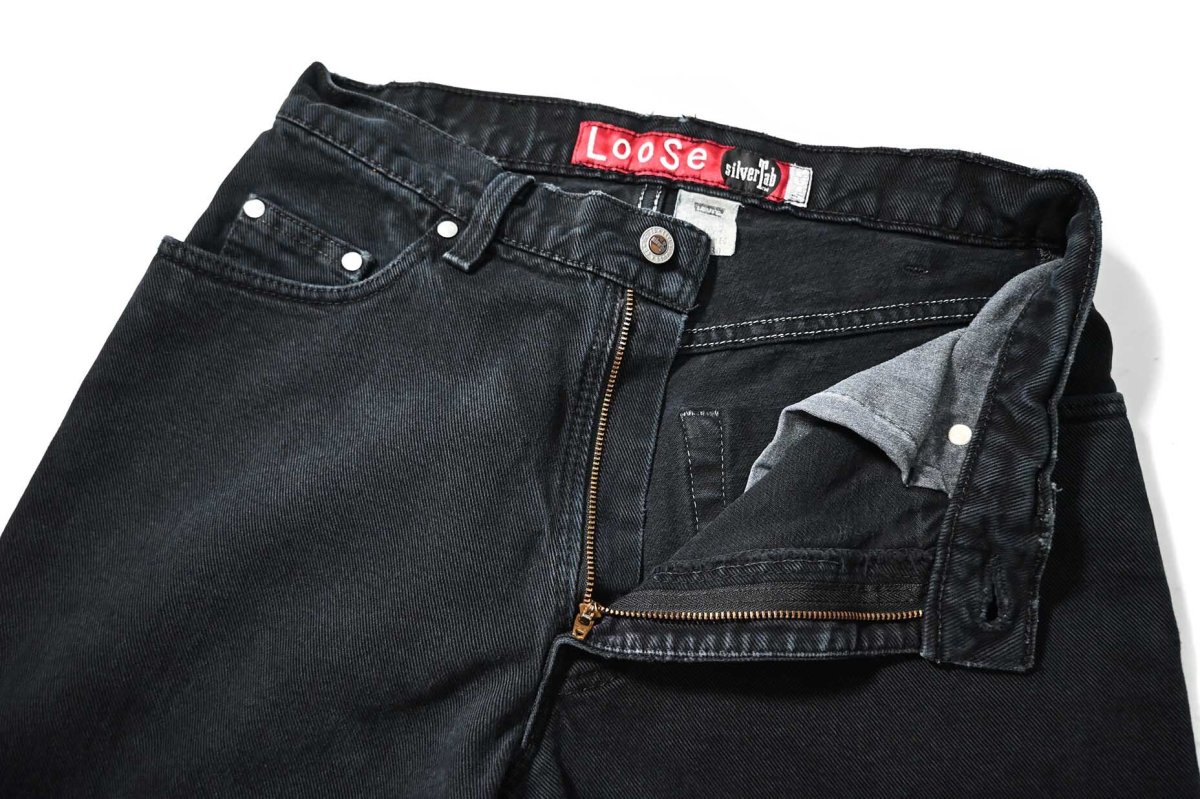 画像5: 95' Used Levi's Silver Tab Loose Denim Pants made in USA リーバイス (5)