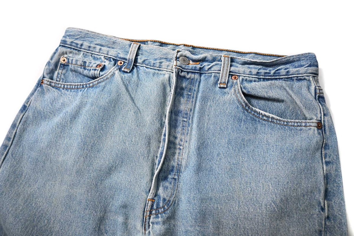 画像2: 95' Used Levi's 501 Denim Pants made in USA リーバイス (2)