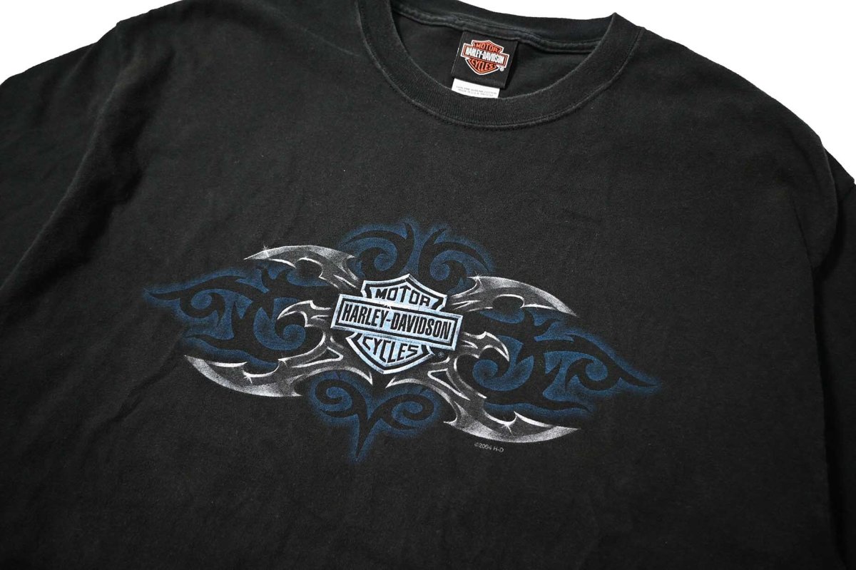 画像2: 00s Used Harley-Davidson Print Tee made in USA (2)