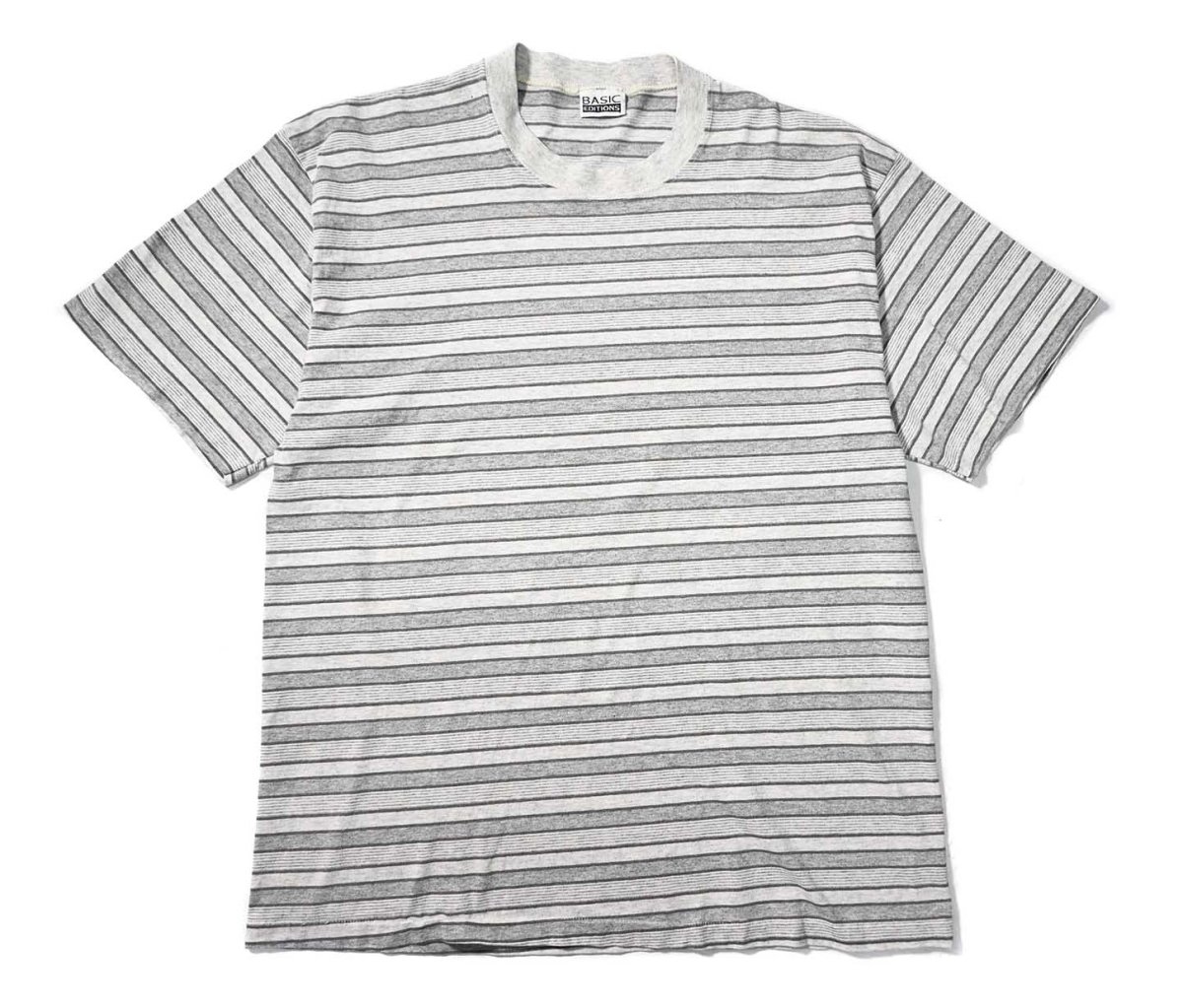 画像1: 90s Used Basic Editions Border Tee (1)