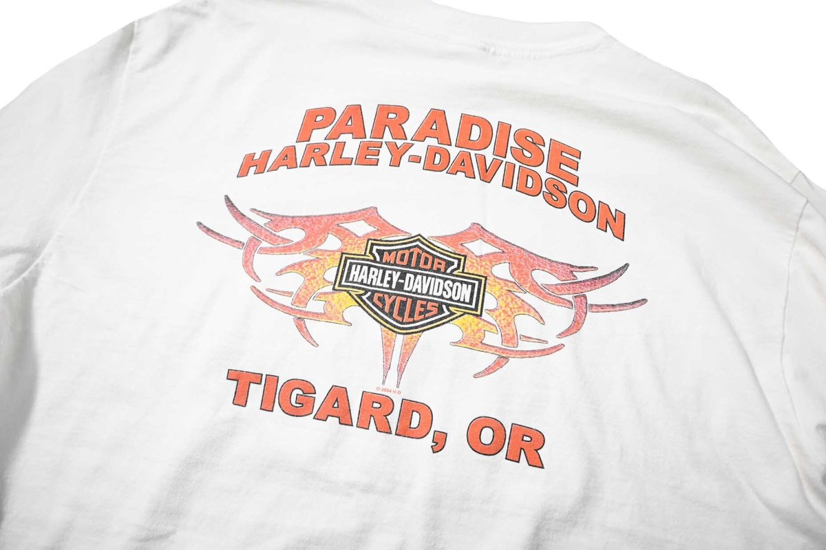 画像8: 00s Used Harley-Davidson L/S Print Tee made in USA (8)