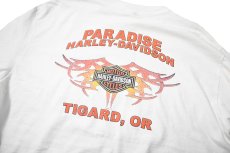 画像8: 00s Used Harley-Davidson L/S Print Tee made in USA (8)